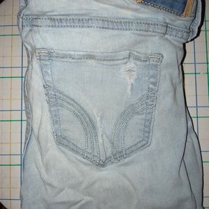 light wash ripped jeans